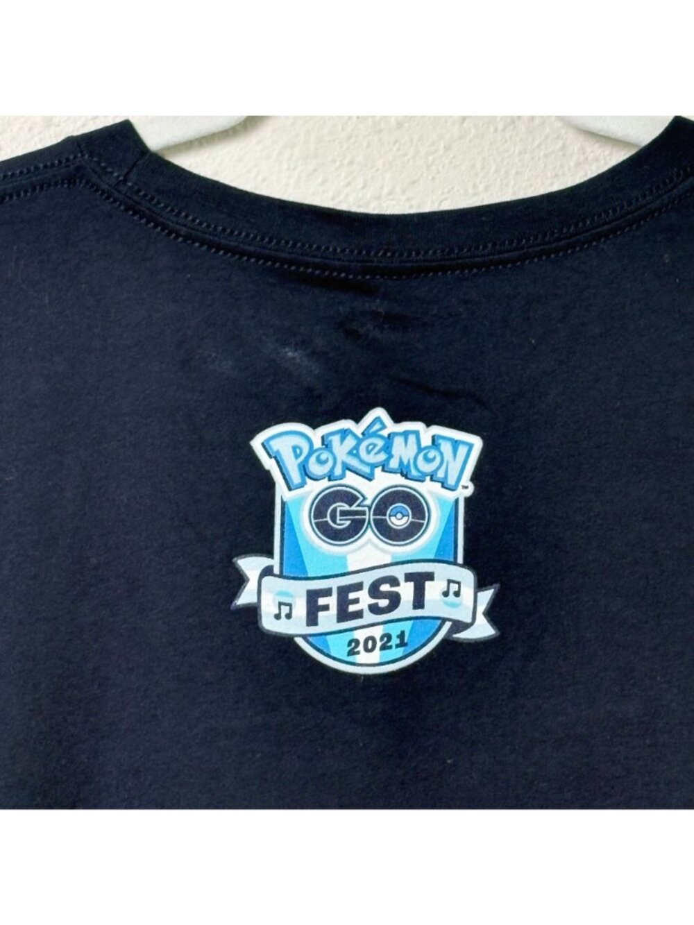 Pokemon Go Fest Festival 2021 T Shirt Size 2XL Blue Anime Short Sleeve Tee NWT - Picture 3 of 9